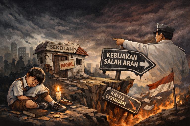 Ketika Negara Salah Arah: Tragedi YBS dan Kebijakan Salah Arah di Era Prabowo